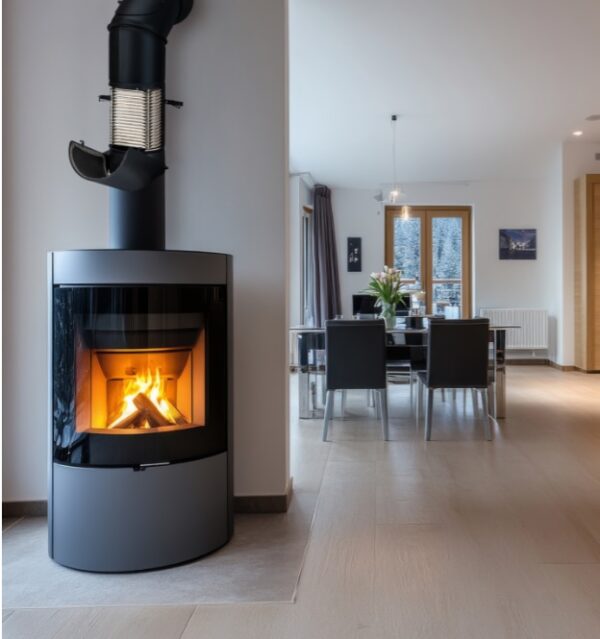 Modernline Blue Fire rookgasfilter: 42% minder fijnstof en tot 67% minder CO. - Afbeelding 2