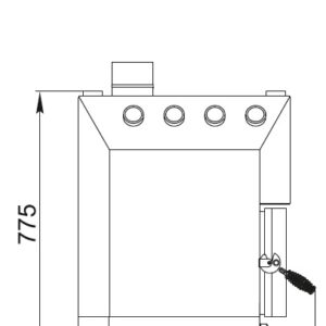 Thermobull werkplaatkachel 15 KW